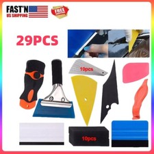 29Pc Car Window Tint Kit Vehicle Glass Protective Film Wrapping Installation Set picture