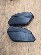 Harley Davidson hard leather saddlebags picture