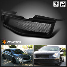 Fits 2004-2006 Maxima Black Front Upper Sport Main Mesh Hood Grille picture