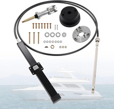 Boat Steering Cable Kit Back Mount Rack & Pinion Fits Teleflex Seastar 14' picture