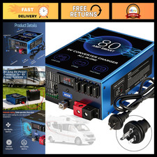80A RV Power Converter 110V AC to 12V DC Battery Charger, Smart Multi-Stage Char picture