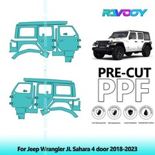 PreCut Paint Protection PPF Kit For Jeep Wrangler JL Sahara 4 door 2018-2023 picture