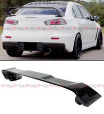 For 2008-17 Mitsubishi Lancer EVO 10 X Style Painted Blk Rear Trunk Spoiler Wing picture