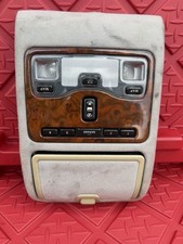 🔥98-03 Jaguar XJ XJ8 Overhead Console Dome Light Assembly Interior Map Lamp Tan picture