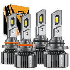 AUXBEAM F-16 PLUS 9005 9006 Combo LED Headlight Kit High Low Beam Bulb w/ Canbus picture