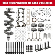 G4NA 2.0L Engine Rebuild Kit Crankshaft Con Rods Gasket Kit for HYUNDAI KIA🔧 picture