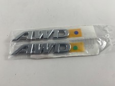 Genuine 2019-2022 Toyota RAV4 AWD Chrome Badge Emblem Set (PT413-42193-00) OEM picture