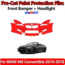 8.5Mil PreCut Front Bumper PPF Kit Film For BMW M6 Convertible 2016-2018 picture