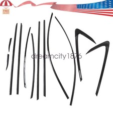 12Pcs Black steel For 2023-25 Honda Accord window frame Strip Trim Accessories picture