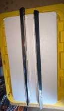 55 56 57 Chevy 2-Door Hardtop & Convertible Pair Door Beltline Molding Stainless picture