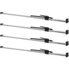 Uimoso Adjustable Steel Ratcheting Load Bars with Pads for Van and Truck, 4-Pack picture