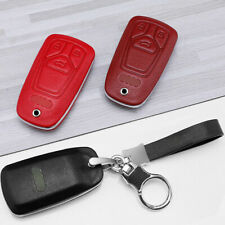 For Audi TTS A6 A3 A5 Q7 Q5 QT S5 S7 Leather+ABS Plastic Car Key Fob Case Holder picture