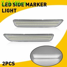 2/3Set LED Front Side Marker Light Clear Lens Left+Right For 10-14 Ford Mustang picture