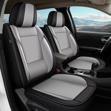 Car Seat Covers (2/5 Seats) For GMC Terrain 2010-2026 PU Leather Cushion picture