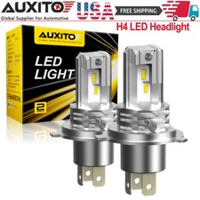 AUXITO Combo 2 H4 9003 LED Headlight Kit Bulbs High Low Beam Super White 60000LM picture