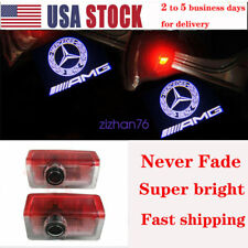 2X Led Light Door Projector Welcome HD AMG Emblem For Mercedes benz A B E M picture