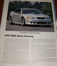 1999-00 Saleen Mustang S-351 Specs Info Photo 99 S-281 S351 Convertible picture