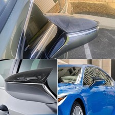 2PCS Carbon Fiber M Style Side Mirror Caps For Lexus IS300 IS350 IS500 2021-2026 picture