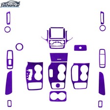 20Pcs Purple Carbon Fiber Kits Full Interior Trim For Jeep Grand Cherokee 11-18 picture