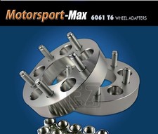 2 Wheel Adapters 5x4.5 To 5x130 Spacers Fit Porsche Wheel on 5x4.5 Pattern Hub picture