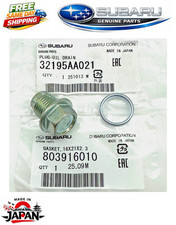 2011-2025 Subaru Oil Drain Plug & Crush Washer Gasket 32195AA021 & 803916010 OEM picture