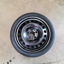 Used Spare Tire Wheel fits: 2010 Chevrolet Malibu 16x4 compact spare 18 hole Spa picture