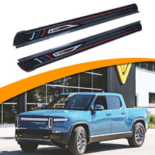 Running Boards Side Steps Nerf Bars Fits For Rivian R1T 2022 2023 2024 ALU Fixed picture