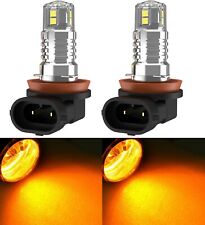 LED 20W H16 64219 Amber Two Bulbs Fog Light Replacement Upgrade Stock OE Lamp picture