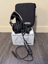 Bose A10 X AHX-32-02 ANR Headset w/ Single Military Helicopter Plug- Case & Box picture