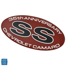 2002 Chevrolet Camaro Red 35th Anniversary SS Fender Emblem - GM 10307879 picture