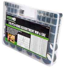 JEGS 84440 O-Ring Assortment 779-piece Nitrile Buna-N Resists Oil Gas Water & Al picture