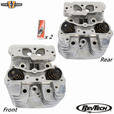 Polished Front & Rear Cylinder Heads Assembly Fit For Revtech 125