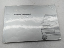 Original 1992 Mercedes Benz 190e 2.6 & 2.3 Owners Manual - 201 Chassis picture