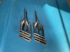Vtg 1954-1956 Oldsmobile Rocket 88 Trunk Emblems OEM Chrome (sold Separately) picture