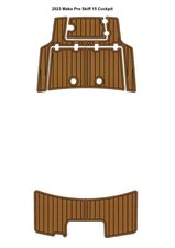 2023 Mako Pro Skiff 15 Cockpit Boat EVA Teak Deck Faux Foam Floor Mat Pad- picture