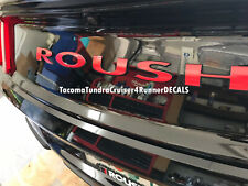 FITS ROUSH Mustang Ford Rear Emblem Overlay Decal 15 16 17 18 19 20 21 22 23 picture