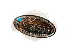 Customized Vintage Pagani Zonda Car Bonnet Emblem Brass Chrome Badge picture