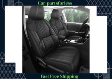 Luxury Faux Leather Custom Seat Covers 2019-2025 Toyota Rav 4 LE XLE XLE Hybrid picture