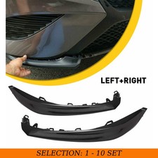 2-20X Black Front Bumper Grille Trims Molding For Toyota Camry SE XSE 2018-2020 picture