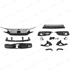 For CIVIC 2016-18 Grilles/Fog Light Set/Radiator Cover/Bumper Headlight Brackets picture