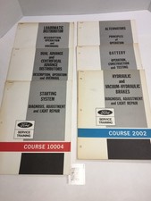 Ford service Certified Training Program manuals, 6 different 1960's picture