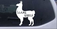 Llama Queen With Llama Silhouette  Car Truck Window Laptop Decal Sticker 12X9.2 picture