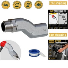 3/4'' Stainless Steel Fuel Hose Swivel Kit - Leak-Resistant NPT Fitting picture