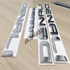 Gloss DENALI Emblem Letter Replacement Fit For GMC Sierra 1500 2500HD 3500HD 19+ picture