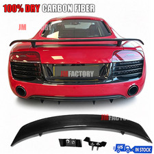 For Audi R8 GT V8 V10 08-15  DRY Carbon Fiber Rear Trunk Spoiler Lid Boot Wing picture