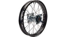 Wheel Assembly - SX-1 - Complete - Rear - Black Wheel/Gray Hub - 18x2.15 picture