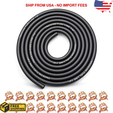1/4 Inch ID Fuel Line Hose 10Ft + 20 Hose Clamps for Small Gas Engines-Free Ship picture