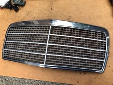 OEM 81-91 Mercedes W126 420SEL 560SEL 380SE Hood Radiator Grille Grill Chrome picture