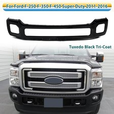 For 2011-16 Ford F250 F350 F450 Super Duty Tuxedo Black Steel Front Bumper Cover picture