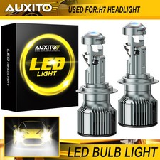 AUXITO Super H7 Bright LED 30000LM Bulbs Headlight High/Low Beam/Fog 6500K Y19 A picture